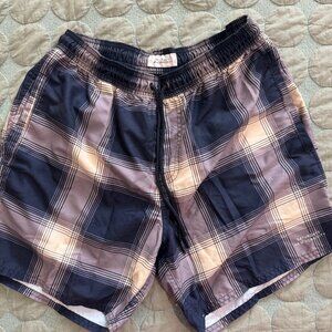 Saturdays NYC Plaid Swim Shorts